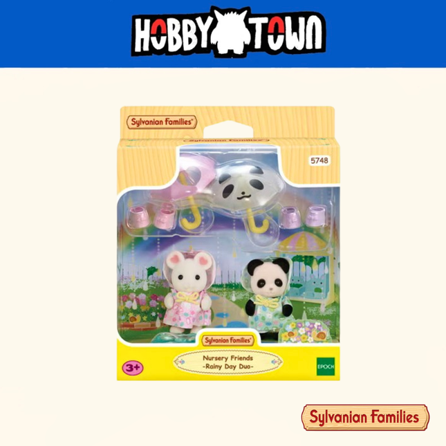 Sylvanian Families - Toy - Nursery Friends: Rainy Day Duo