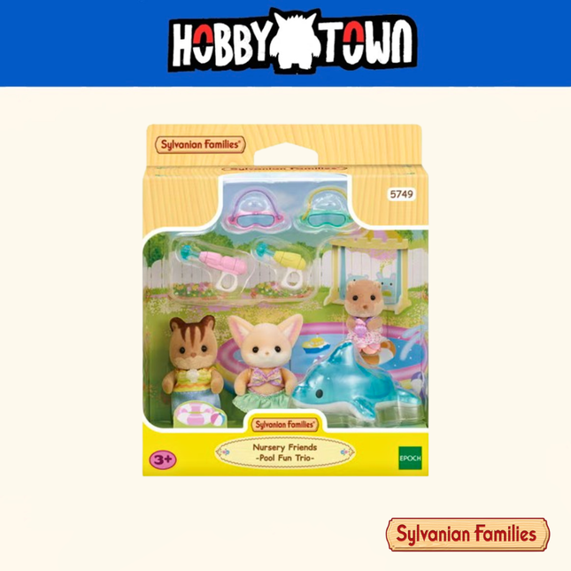 Sylvanian Families - Toy - Nursery Friends: Pool Fun Trio