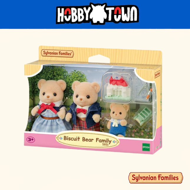 Sylvanian Families - Toy - Biscuit Bear Family