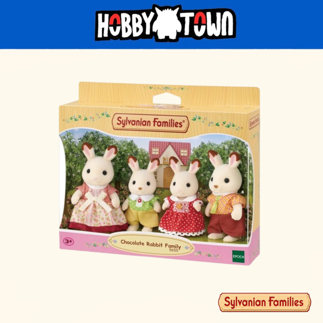 Sylvanian Families - Toy - Chocolate Rabbit Family