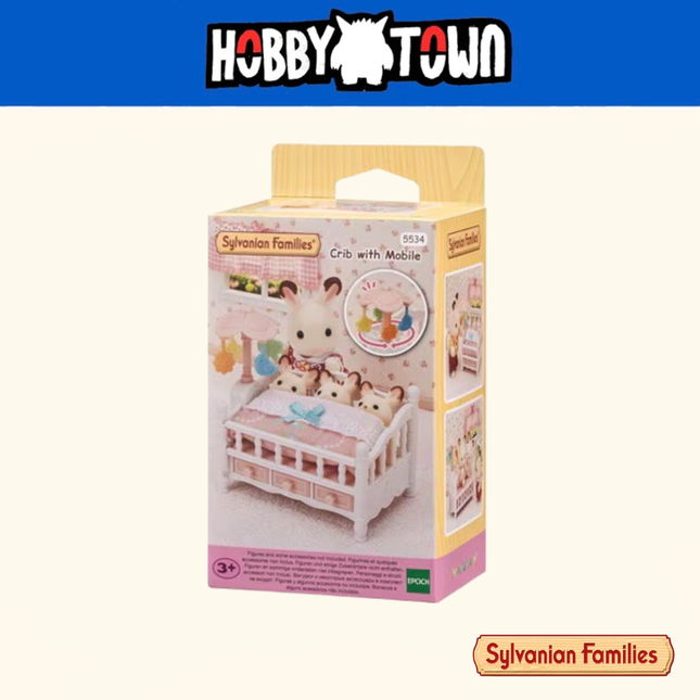 Sylvanian Families - Toy - Crib With Mobile