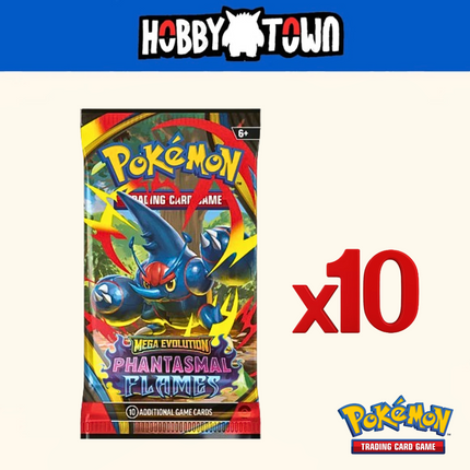 Pokémon - TCG - Phantasmal Flames Booster Packs x10