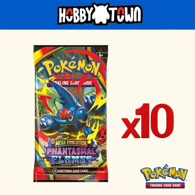 Pokémon - TCG - Phantasmal Flames Booster Packs x10