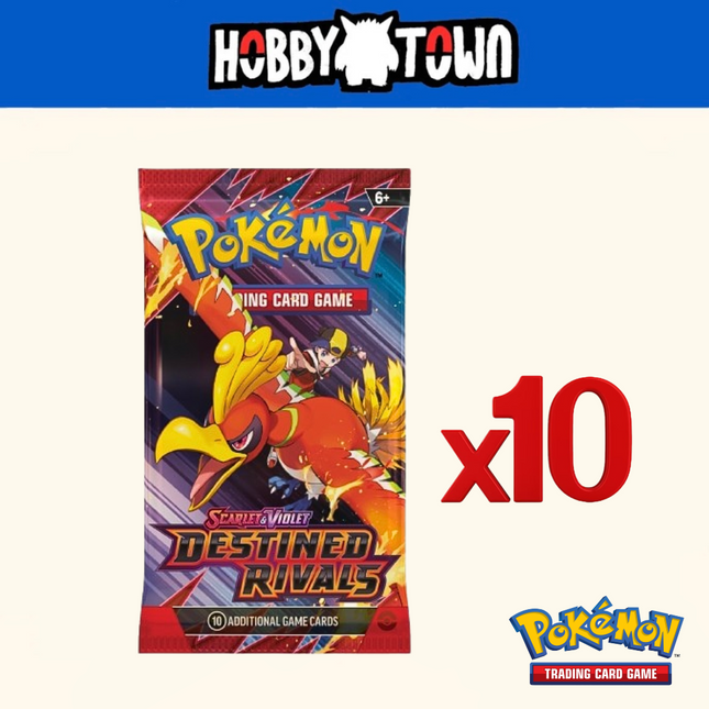 Pokémon - TCG - Destined Rivals Booster Packs x10