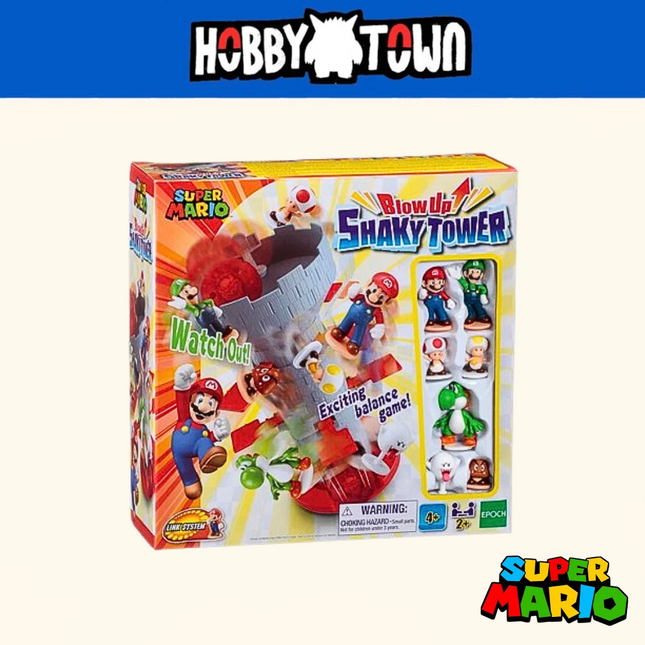 Super Mario - Toy -  Blow Up Shaky Tower