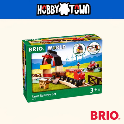 BRIO - Toy - Farm Railway Set
