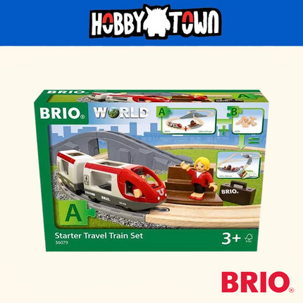 BRIO - Toy - BRIO World: Starter Travel Train Set