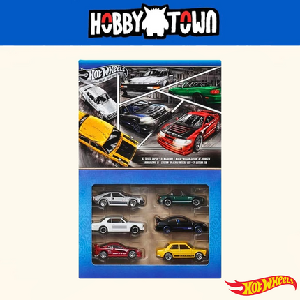 Hot Wheels  - Toy -  Silver Series: Set of 6 Japanese Vehicles