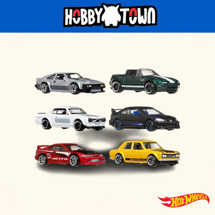 Hot Wheels  - Toy -  Silver Series: Set of 6 Japanese Vehicles