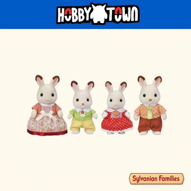 Sylvanian Families - Toy - Chocolate Rabbit Family