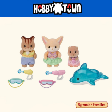 Sylvanian Families - Toy - Nursery Friends: Pool Fun Trio