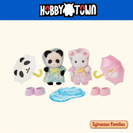 Sylvanian Families - Toy - Nursery Friends: Rainy Day Duo