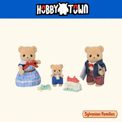 Sylvanian Families - Toy - Biscuit Bear Family