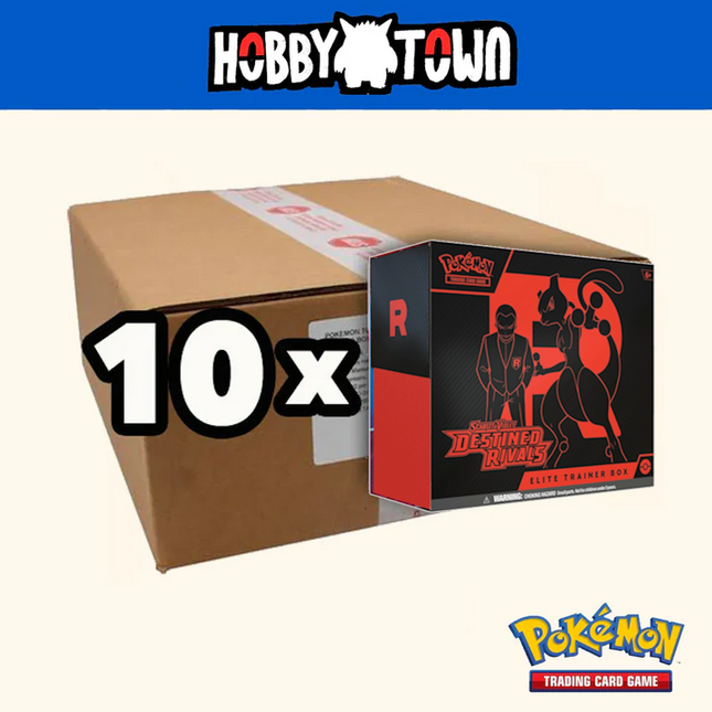 Pokémon - TCG - Destined Rivals Elite Trainer Box Sealed Case